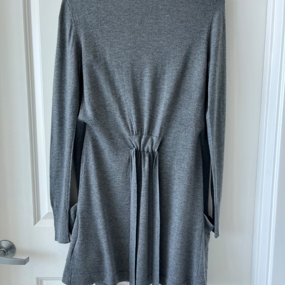 LIU JO Gray Knit Belted Cardigan | Size 40 (S/M) - Picture 6 of 6